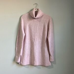 NWOT loft light pink turtle neck sweater